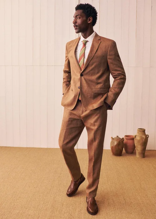 Pantalon Terence - Camel Chiné — image 7