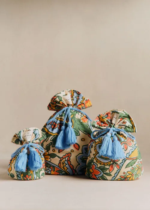 Lot de 3 pochons - Imprimé Riola