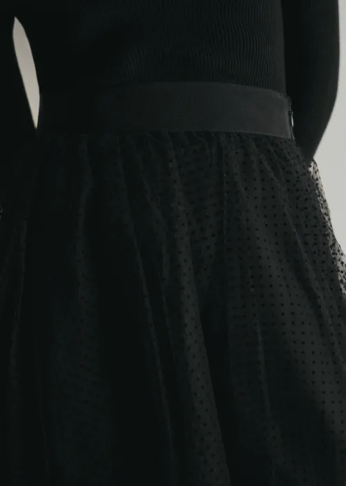 Jupe Masha - Plumetis Noir — image 4
