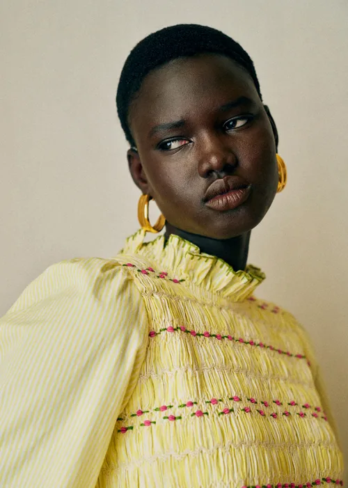 Blouse Adam - Rayures Jaune / Blanc — image 3