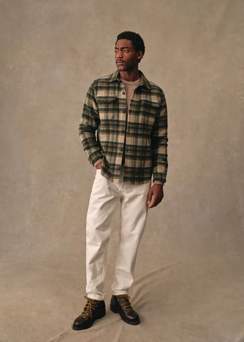 Surchemise Lellan - Tartan Vert / Beige — image 7