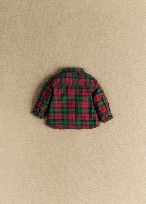 Chemise Tom - Carreaux rouge et vert — image 4