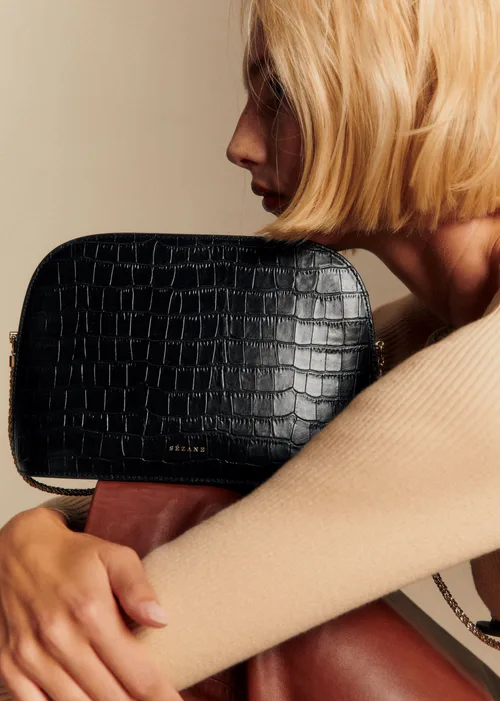 Sac Victor - Noir Croco — image 3