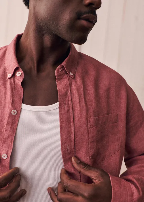 Chemise Charlie Lin - Rose Ancien Chiné — image 6