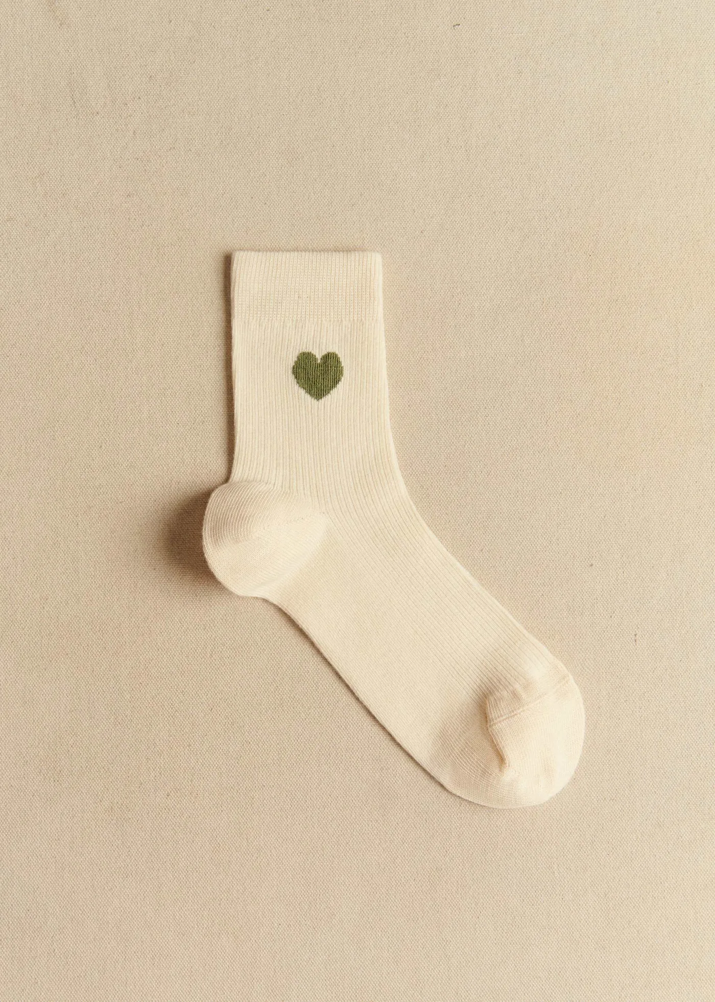 Chaussettes Coeur - Sauge