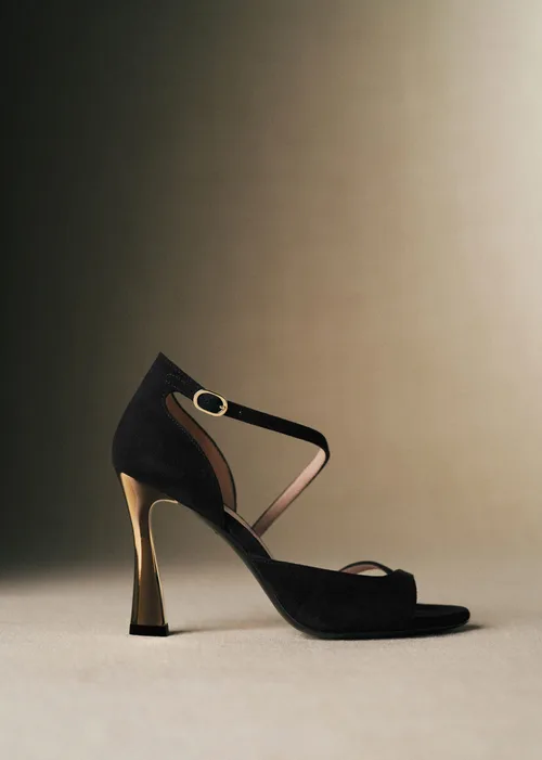Sandales Brigitte - CFM Souliers x Editions Sézane - Velours Noir — image 3