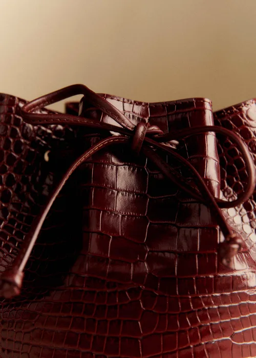 Bourse Mini Farrow - Choco Croco — image 3