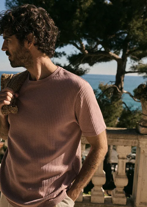 T-Shirt Celan - Vieux Rose — image 3