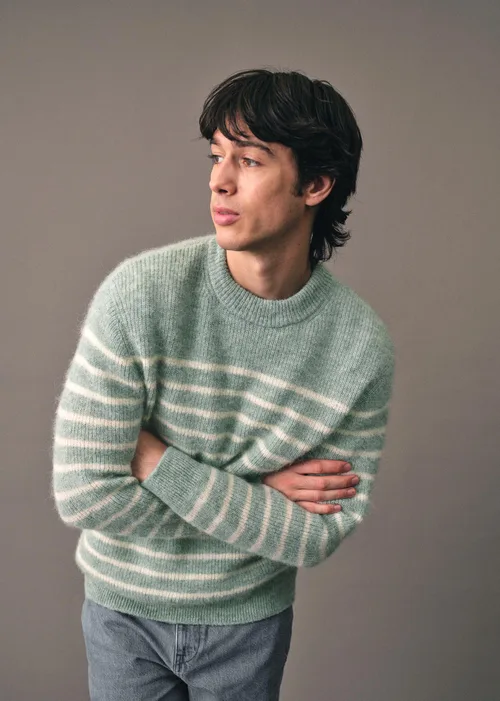Pull Arwin - Vert d'Eau / Écru — image 3