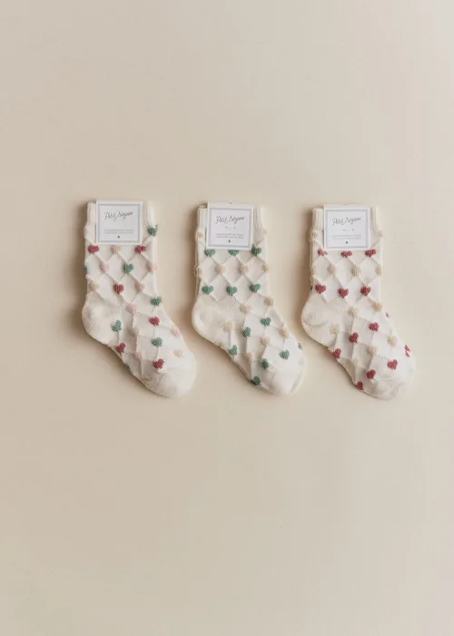 Coffret de 3 chaussettes Eva - Coeurs — image 2