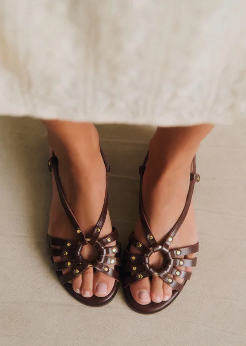 Sandales Low Iris - Chocolat Lisse — image 4