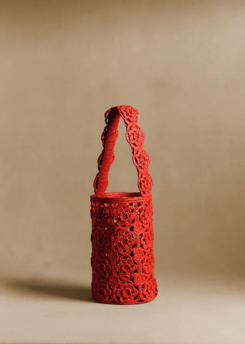 Panier Marcia - Raphia Rouge — image 6