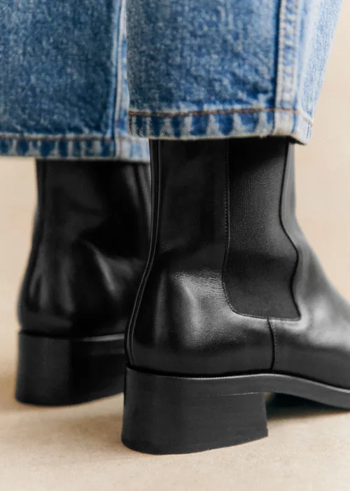 Bottines Low Agnès - Noir Glacé — image 3