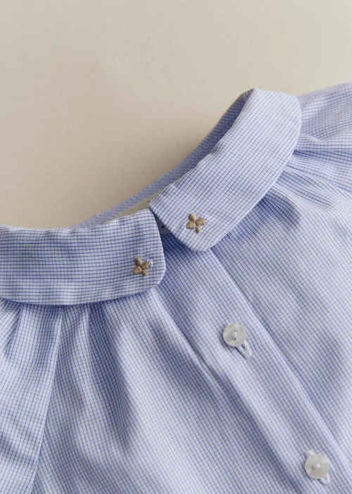Chemise Joanne - Mini Carreau Bleu — image 4