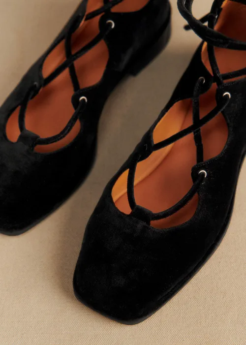 Ballerines Low Leocadie - Noir Velours — image 4
