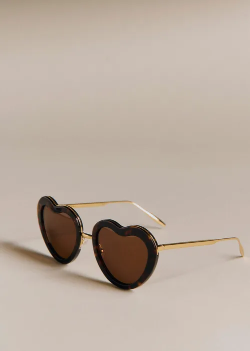 Lunettes de soleil Fiona - Ecailles et Doré — image 3