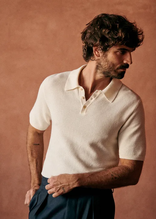Polo Maille Simeone - Blanc — image 5