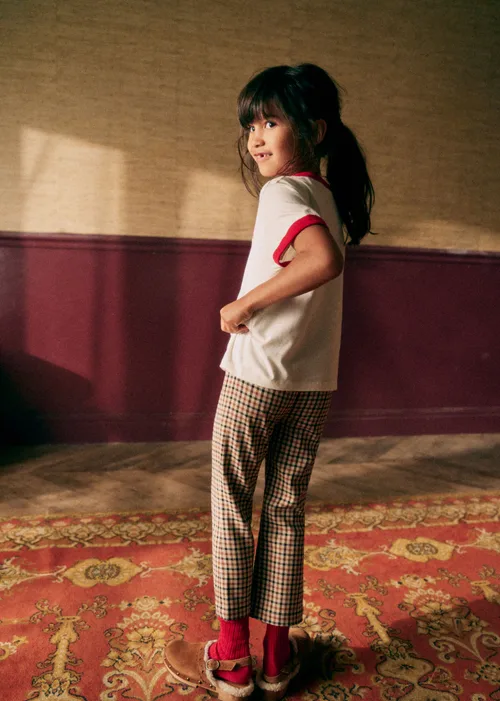T-Shirt Amour club - Ecru / Rouge — image 2