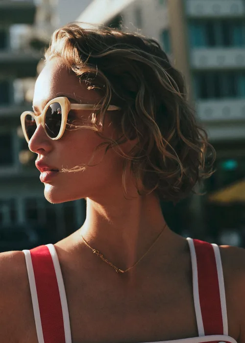 Lunettes de soleil Bianca - Ecru — image 6