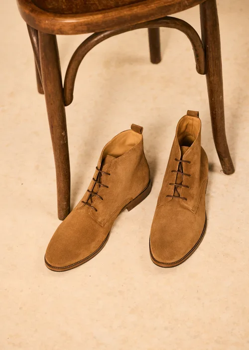 Bottines Chukka John - Daim Camel — image 4