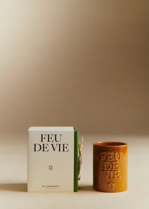 Bougie Feu de vie - Le Bois - Caramel — image 3