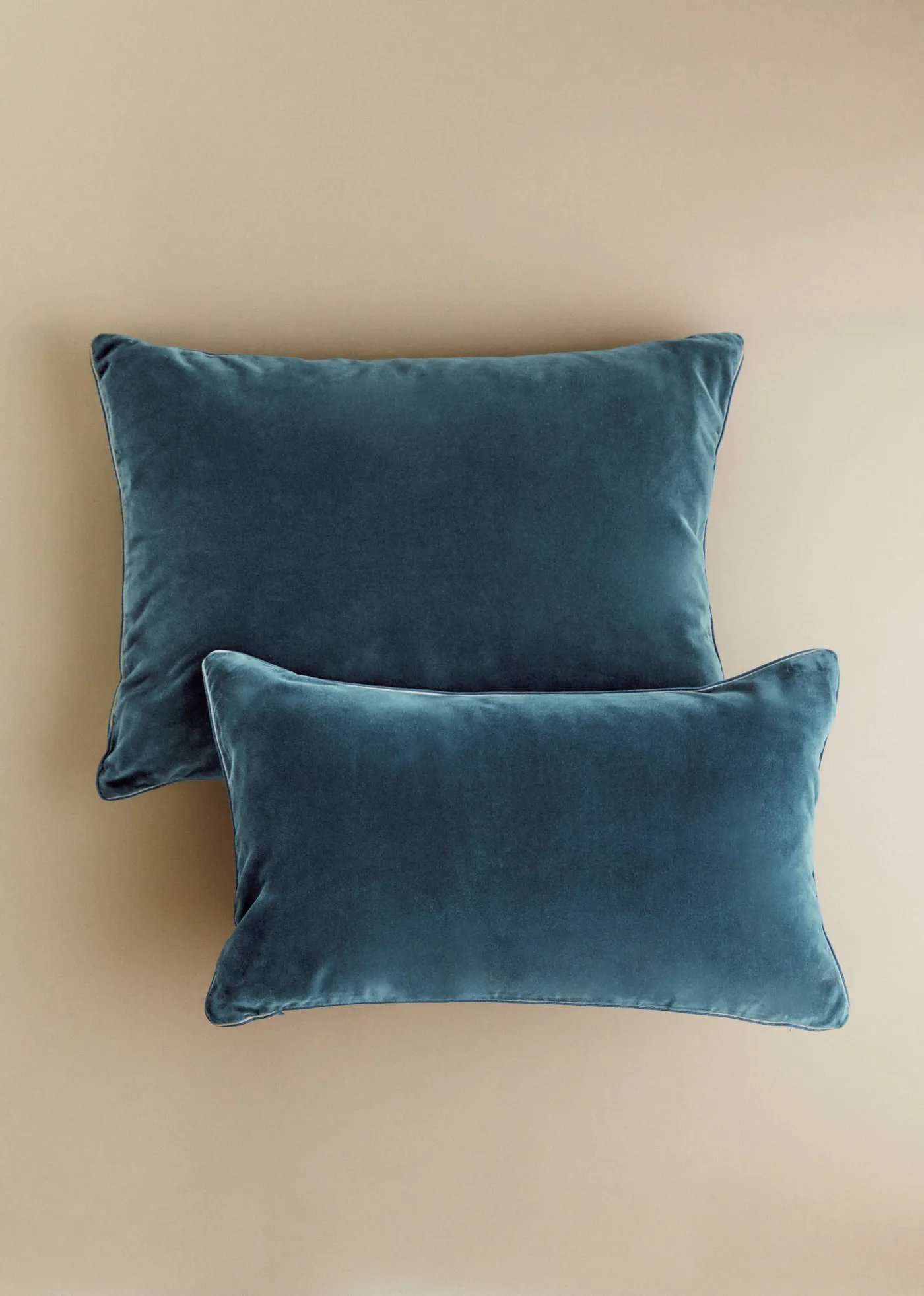 Coussin Velours Édition - Petit modèle - Bleu
