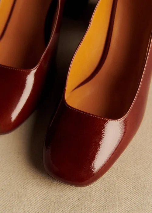 Escarpins Alix - Acajou Vernis — image 3