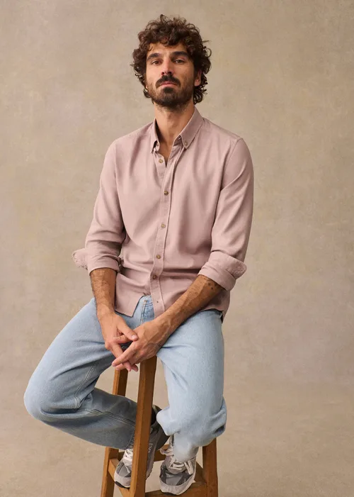 Chemise Arist Flanelle - Vieux Rose — image 4