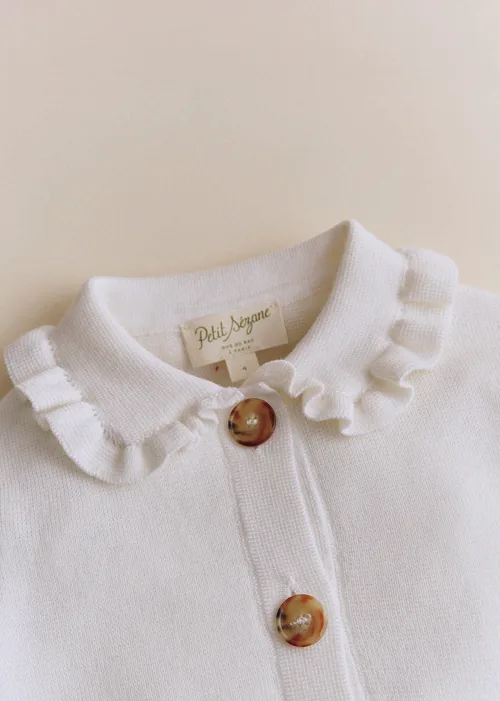 Gilet Betty Fantaisie - Ecru — image 4