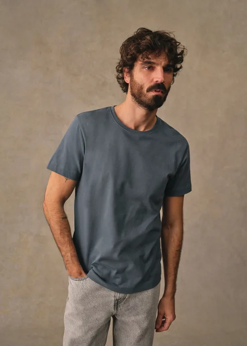 T-Shirt Kenneth - Bleu Acier — image 6
