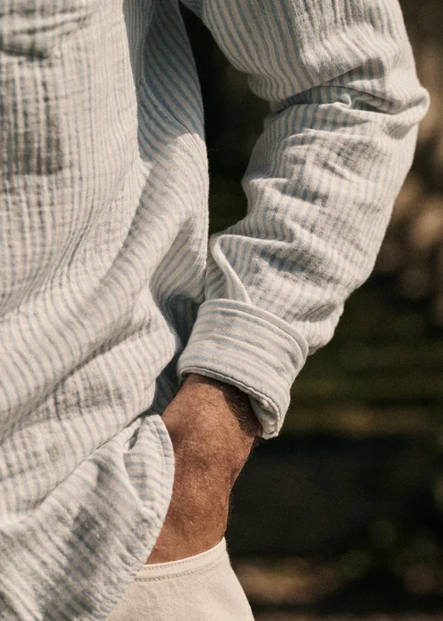 Chemise Luke - Rayures Bleu / Blanc — image 6