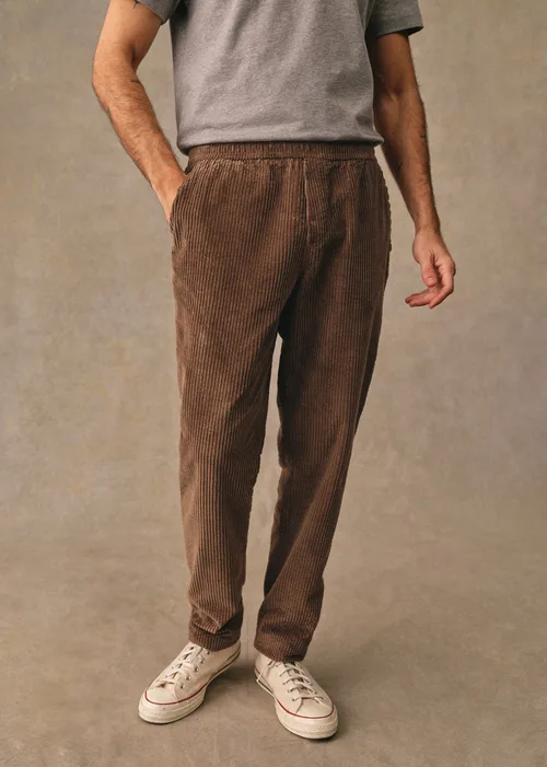 Pantalon Danny Velours - Tabac