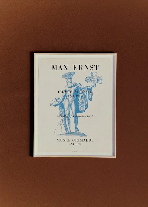 Affiche Musée Grimaldi, Max Ernst, 1964 - 56,5 x 71,5 cm