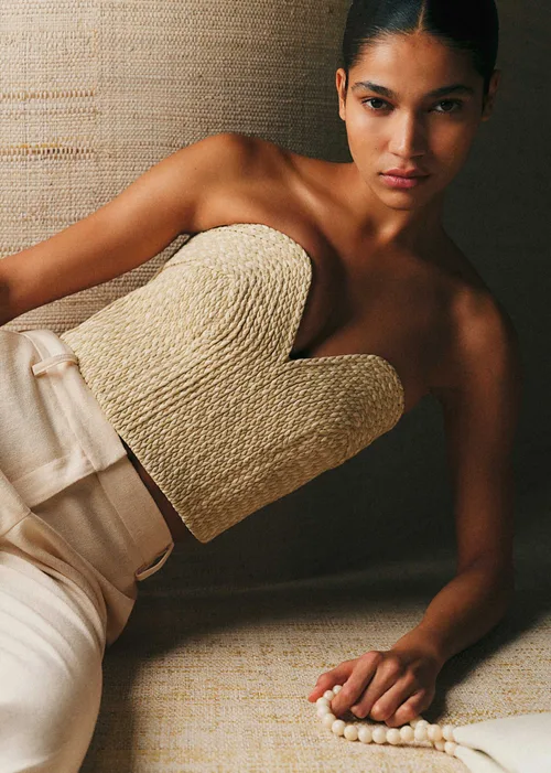 Top Debby - Tresse Entremêlée Crème — image 3