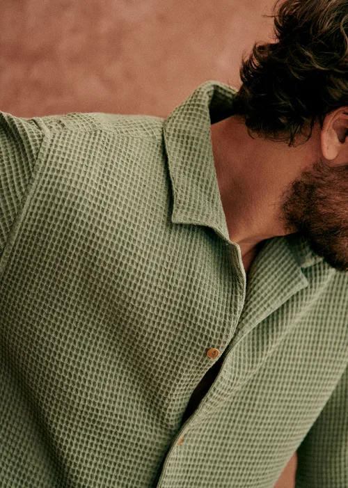 Chemise Holt Gaufrée - Vert — image 5