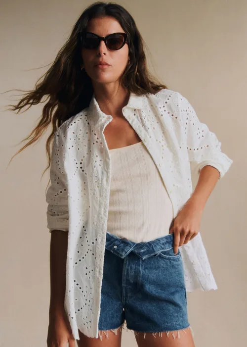 Chemise Maxou - Broderie Unie Volute Écru — image 3