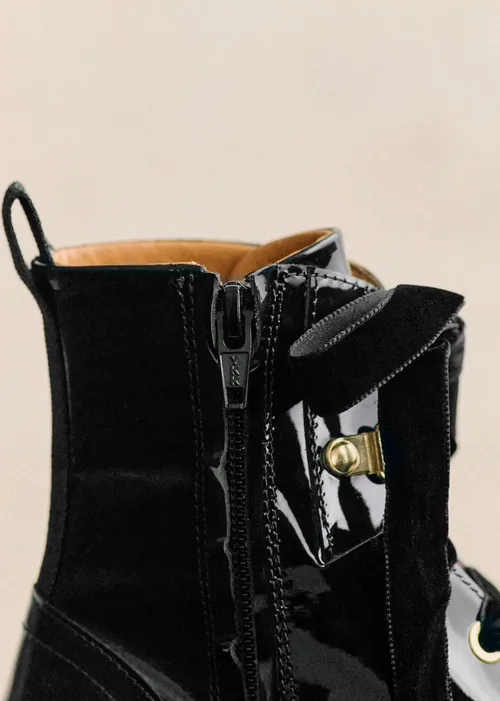 Bottines Low Niels - Noir Vernis — image 3