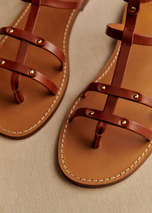 Sandales Low Célia - Cuir Naturel Héritage — image 3
