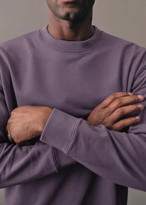 Sweatshirt Boxy - Mauve Délavé — image 4