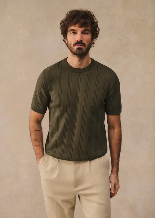 T-Shirt Maille Pio - Kaki