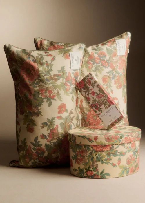 Boîte rangement ovale - petit modèle - Imprimé Bouquet Floral — image 3