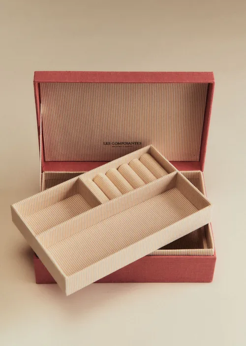 Boîte bijoux matelassée - Blush — image 5