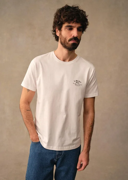 T-Shirt Le Bon Café Paris - Blanc — image 5