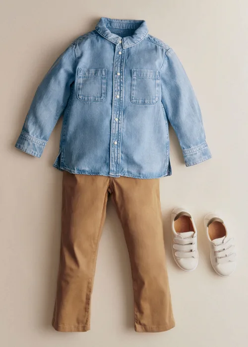 Chemise Joey - Bleu Denim Clair — image 5