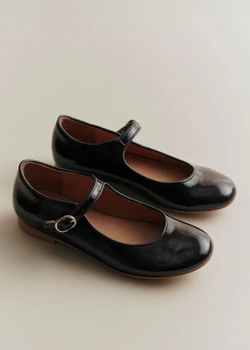 Ballerines Paula - Marine Lisse