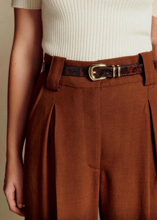 Ceinture Livie - Marron Python — image 4