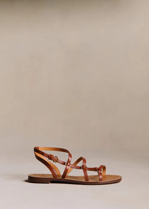 Sandales Low Inaya - Cuir Naturel Héritage — image 5