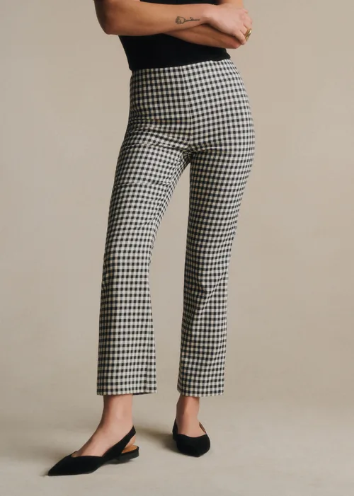Pantalon Ciara - Vichy Noir et Blanc — image 4