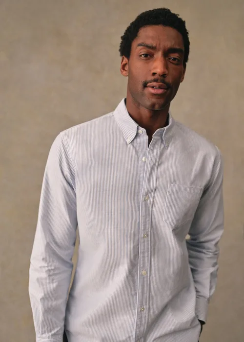 Chemise Charlie Oxford - Rayures Bleues — image 4