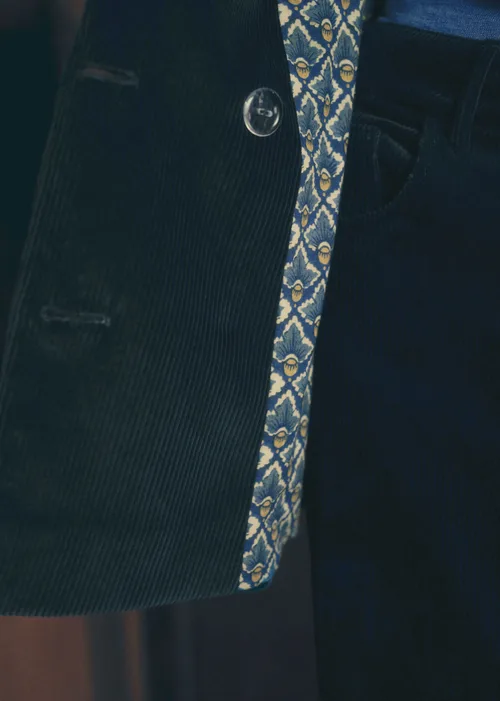 Veste MICHELE - Sézane x Antoinette Poisson - Velours Marine — image 5